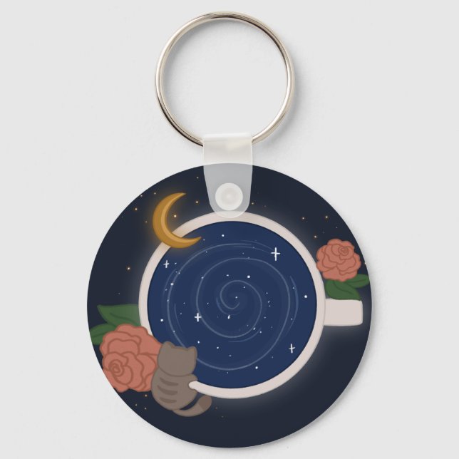 Celeste Tea Cup Keychain (Front)