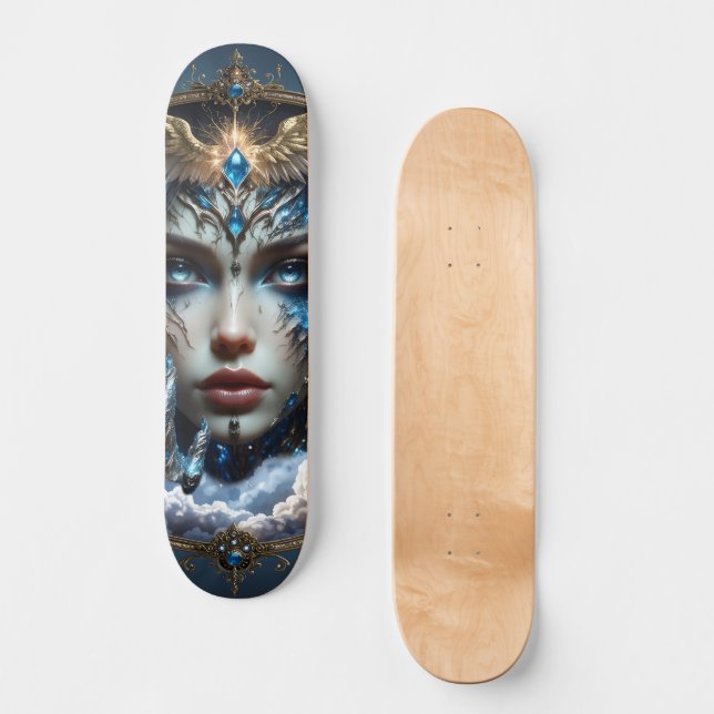 Celestia – Guardian of the Endless Sky.  Skateboard (Front)