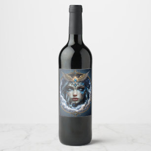 Celestia – Guardian of the Endless Sky. Wine Label