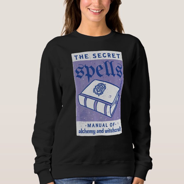 Celestial Aesthetic Triple Moon Wicca Witchy Tarot Sweatshirt (Front)