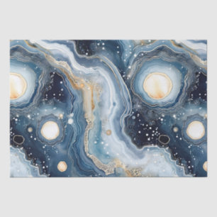 Celestial Agate   Abstract Planetary Stone Tissue Paper
