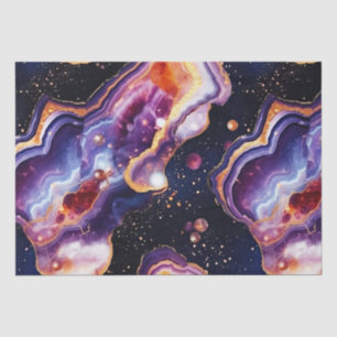 Celestial Agate Cosmic Galaxy Stone Tissue Paper