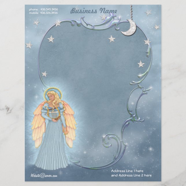 Celestial Angel Letterhead (Front)