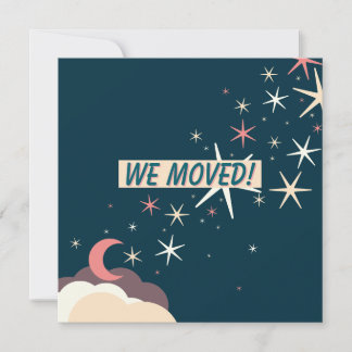 Celestial Announcement Flat Card