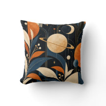 Celestial Art Deco Botanical Space Design