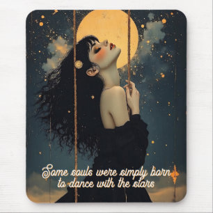 Celestial Art   Gothic Woman   Ethereal Mystical  Mouse Pad
