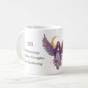 Celestial Art Personalized Angel Number Coffee Mug