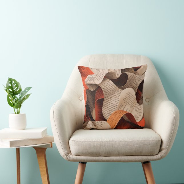 Celestial Astrology Pattern |Wrapping Paper Throw Pillow (Chair)