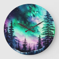 Celestial Aurora Borealis Northern Lights Vivid 