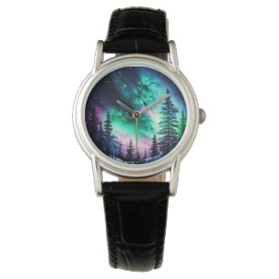 Celestial Aurora Borealis Northern Lights Vivid  Watch