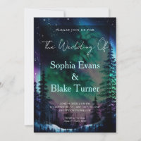 Celestial Aurora Borealis Northern Lights Wedding