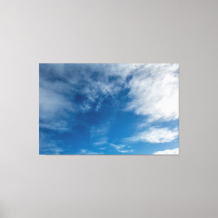 Celestial Azure Canvas Print