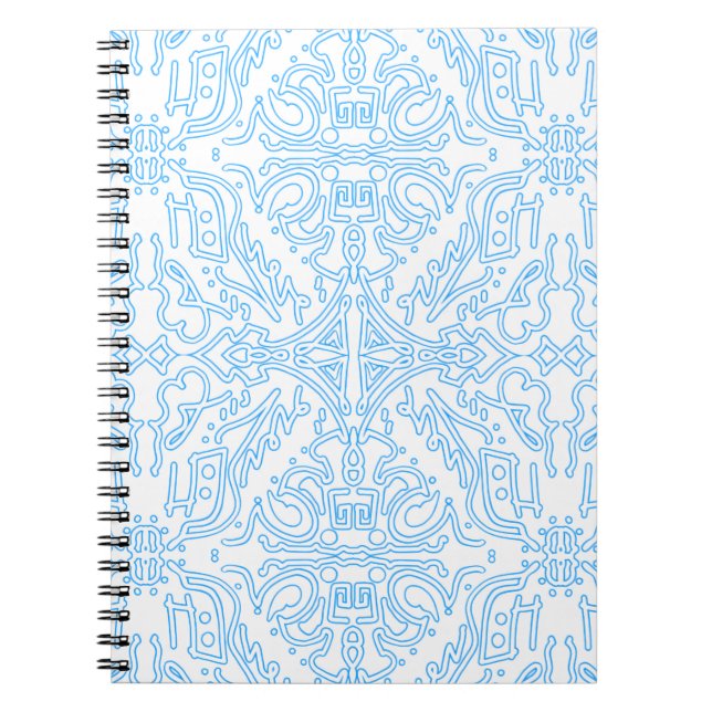 Celestial Azure Tide Notebook (Front)