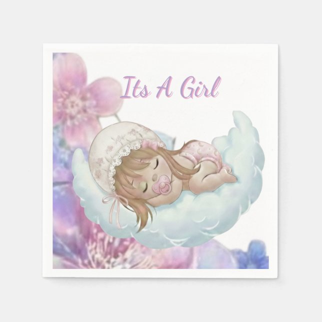 Celestial Baby shower  Napkin (Front)