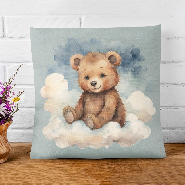 Celestial Bear Boys Throw Pillow (Creator Uploaded)