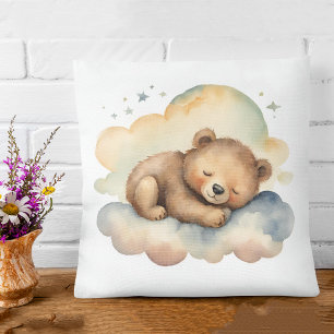 Celestial Bear Gender Neutral Throw Pillow