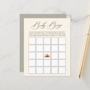 Celestial Bear Theme Baby Bingo Game