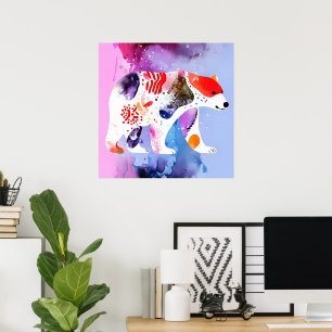 Celestial Bear with a Smile          Poster