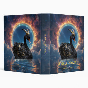 Celestial Black Swan Guardian of the Moonfire Veil Binder