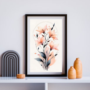 Celestial Bloom Grace Poster