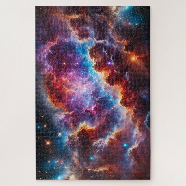 "Celestial Bloom" - Jigsaw Puzzles (Vertical)
