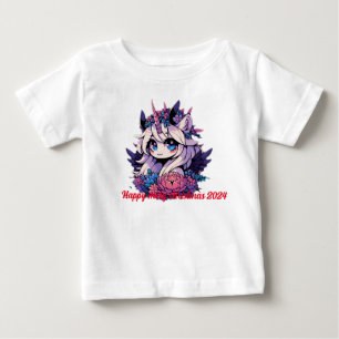 "Celestial Blossom Unicorn" Baby T-Shirt