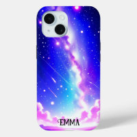Celestial Blue and Pink Galaxy Custom