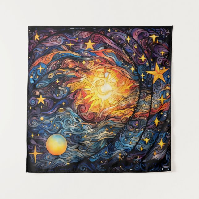 Celestial Bodies Tapestry (Front)
