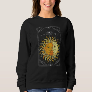 Celestial Body Boho Sun Moon Astronomy Universe As Sweatshirt