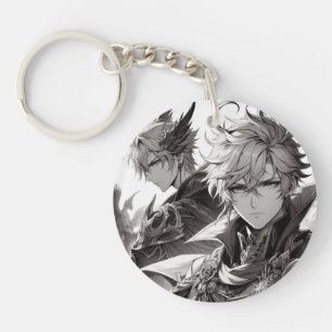 Celestial Bonds: The Divine Embrace Keychain