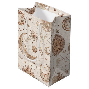 Celestial Botanical Pattern (2) Medium Gift Bag