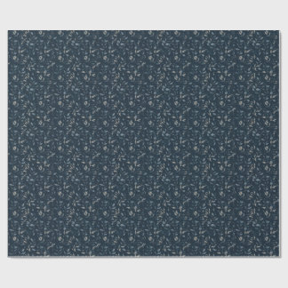 Celestial Botanical Seamless Pattern — Midnight In Wrapping Paper