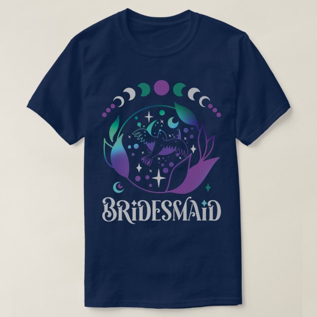 Celestial Bride Bridesmaid Bachelorette Party Wome T-Shirt (Design Front)
