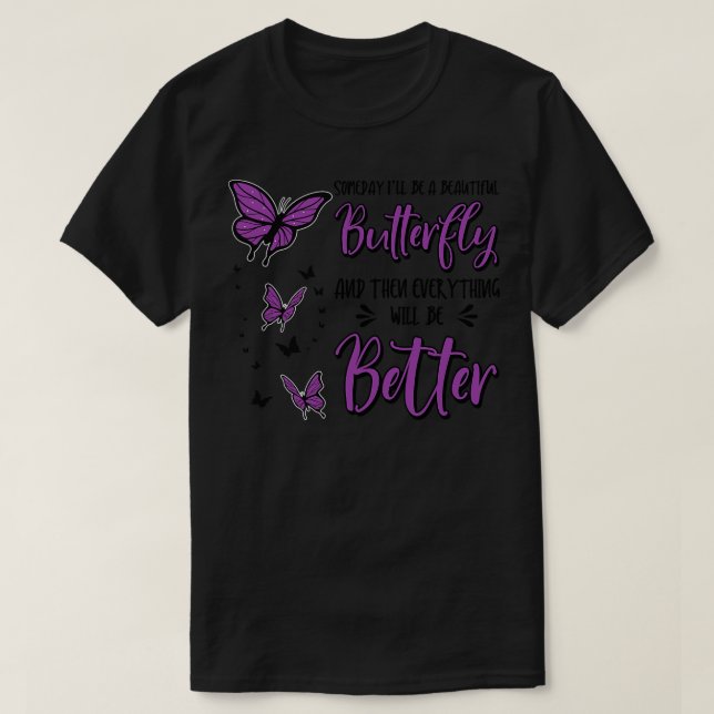Celestial Butterfly Mystical Butterfly Lover Beaut T-Shirt (Design Front)