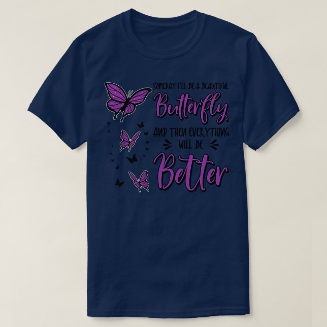 Celestial Butterfly Mystical Butterfly Lover Beaut T-Shirt (Design Front)