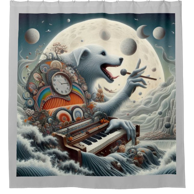 Celestial Canis Pianist (Front)