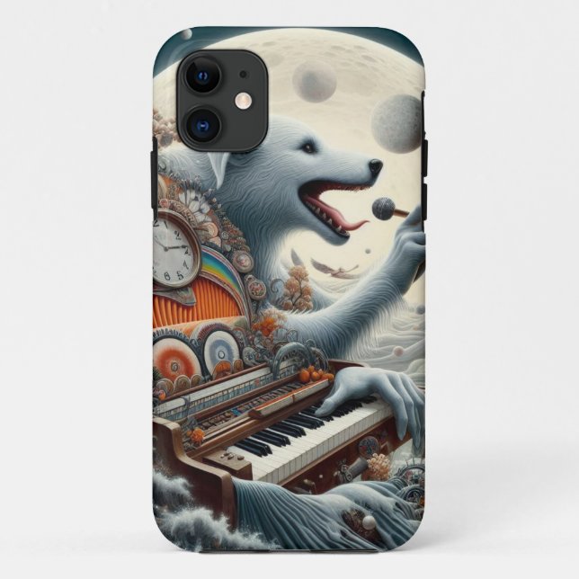 Celestial Canis Pianist Case-Mate iPhone Case (Back)