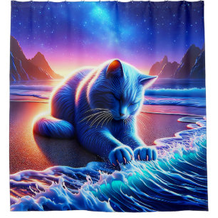 “Celestial Cat by the Water”