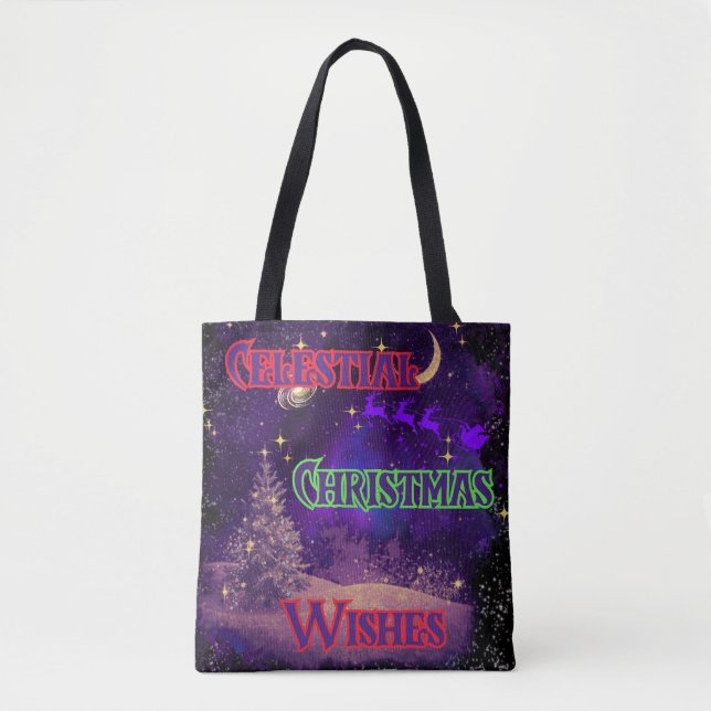 Celestial Christmas Tote Bag (Devant)