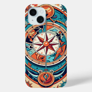Celestial Compass iPhone 15 Case