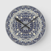 Celestial Compass Mandala Star Pattern Art