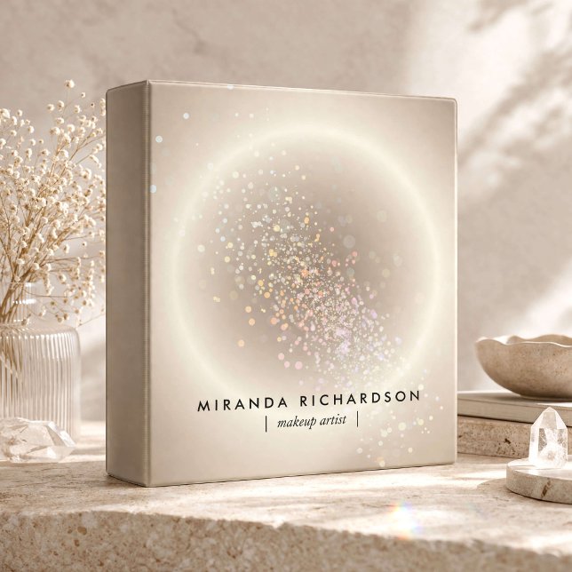 Celestial Confetti Glow Gold Binder (Creator Uploaded)