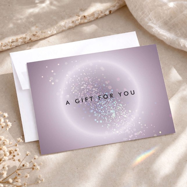 Celestial Confetti Glow Purple Gift Certificate (Creator Uploaded)