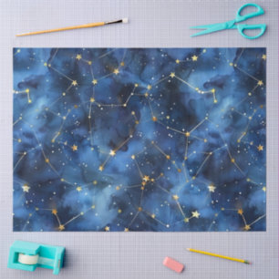 Celestial Constellation Decoupage Tissue Paper