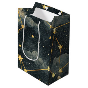 Celestial Constellation Star Pattern (1) Medium Gift Bag