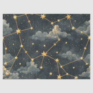 Celestial Constellation Star Pattern (1) Tissue Paper