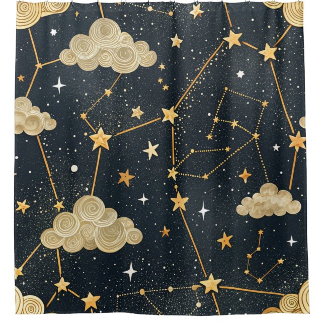 Celestial Constellation Star Pattern (2) (Front)