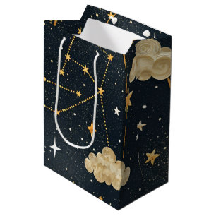 Celestial Constellation Star Pattern (2) Medium Gift Bag