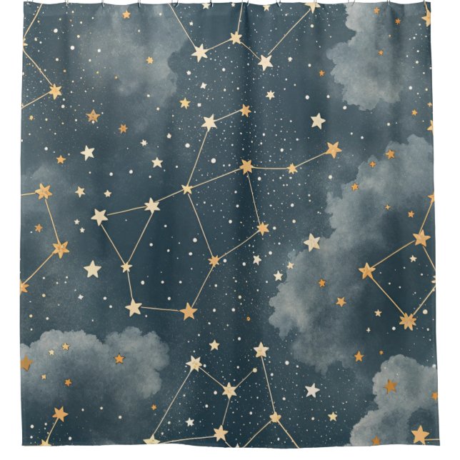 Celestial Constellation Star Pattern (4) (Front)