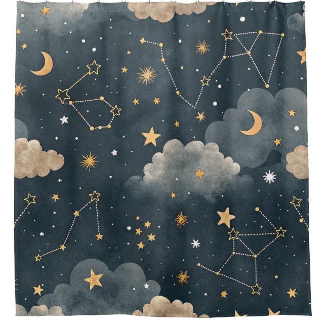 Celestial Constellation Star Pattern (5) (Front)